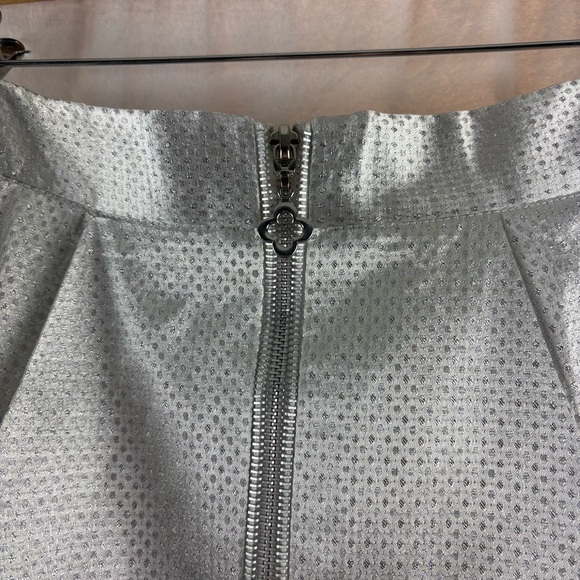 Pink Tartan Metallic Pleat Skirt 8 - Picture 5 of 7